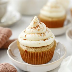 Spiced Cupcakes with Brown Butter Cream Cheese Buttercream