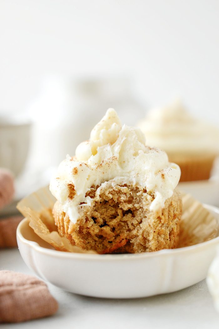 Spiced Cupcakes with Brown Butter Cream Cheese Buttercream