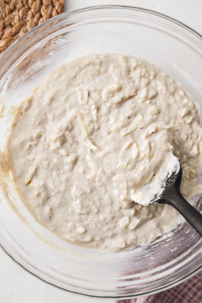 let pancake batter sit while griddle heats