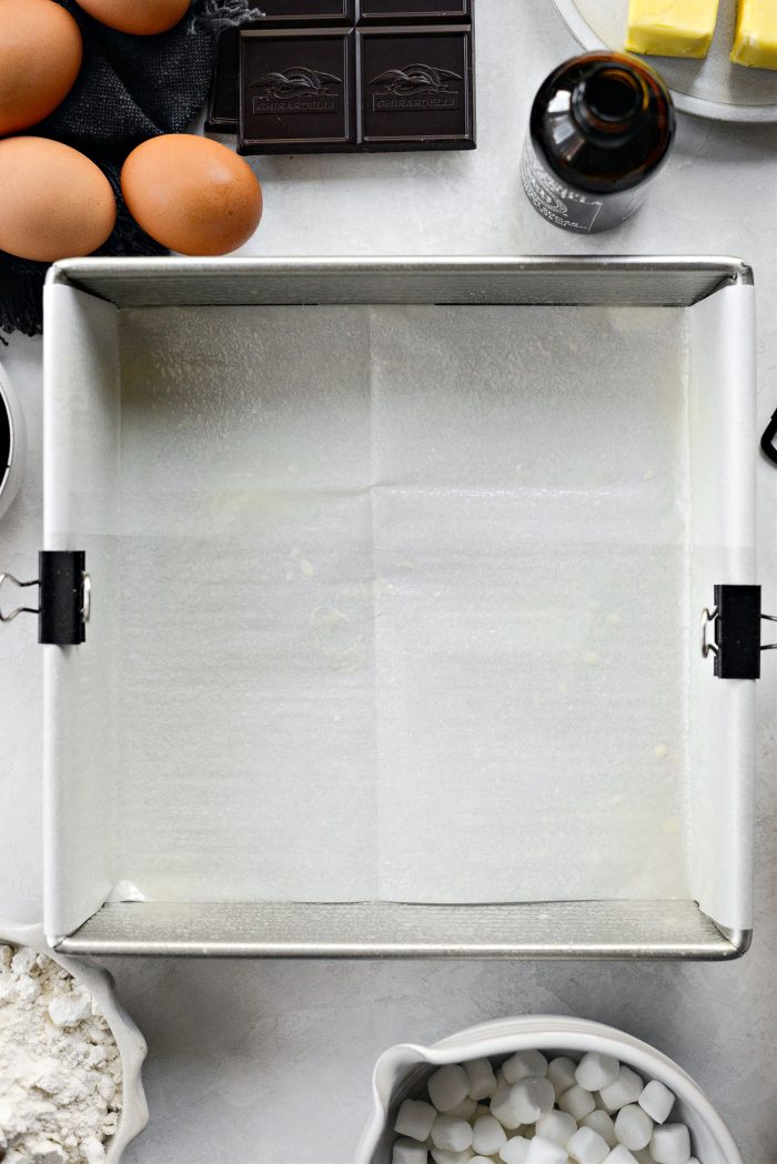 prepare pan and preheat oven