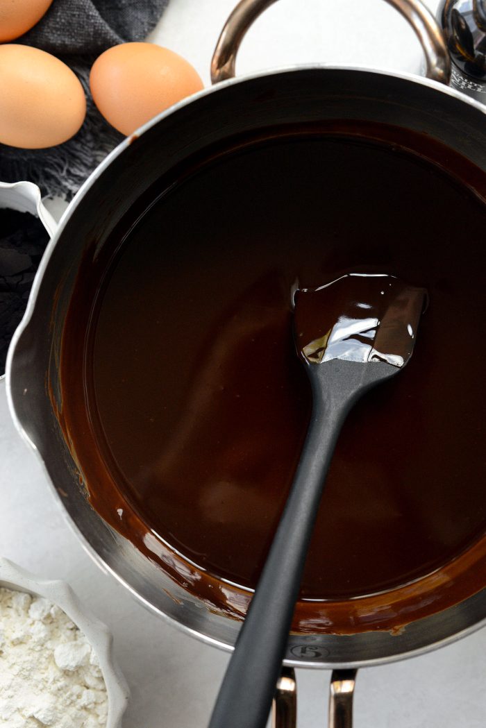 heat on low, stirring until melted