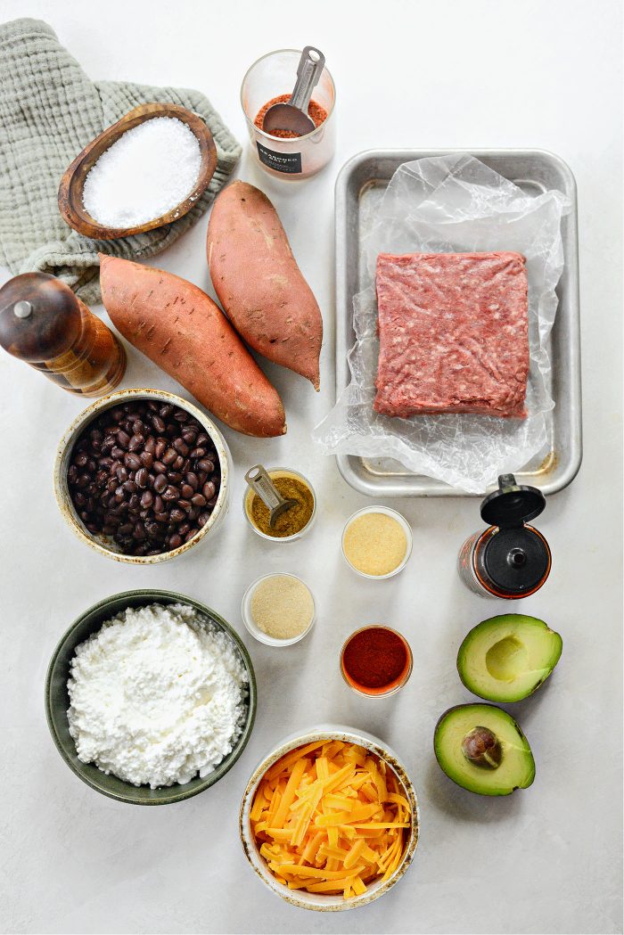 Sweet Potato Beef Bowl with Hot Honey 