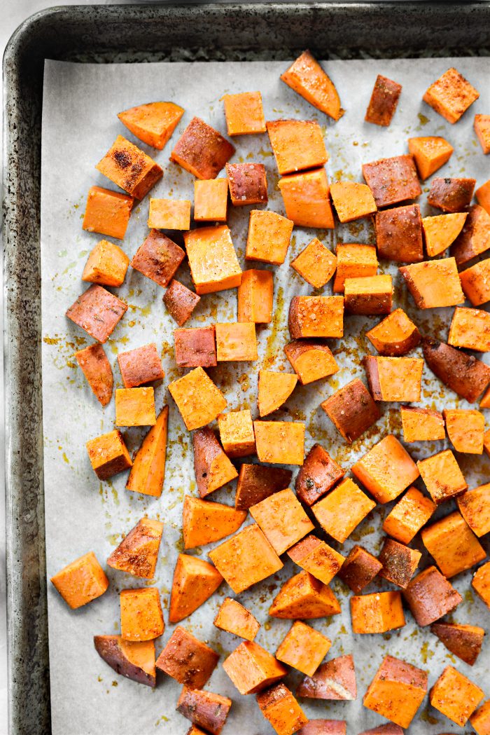 toss to coat and roast