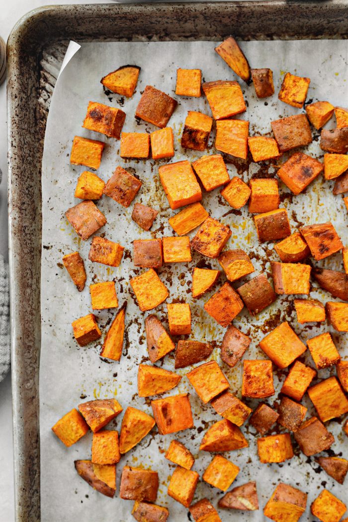 roasted sweet potatoes