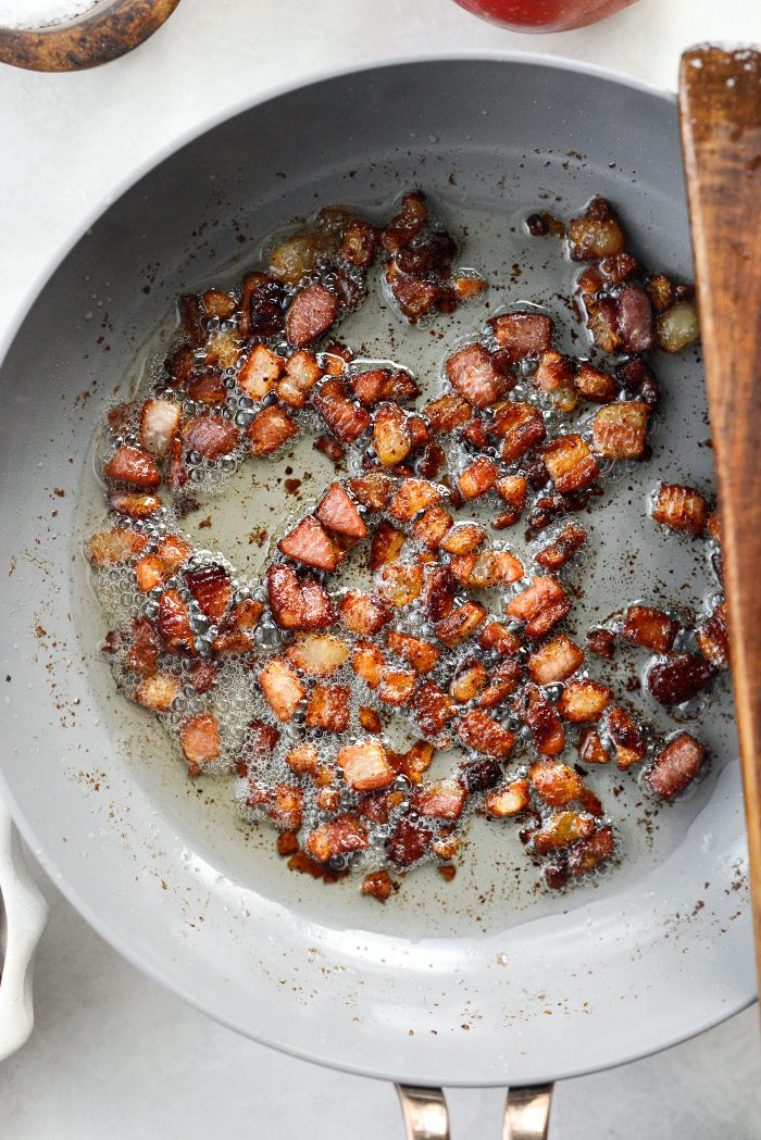 cooked crispy pancetta