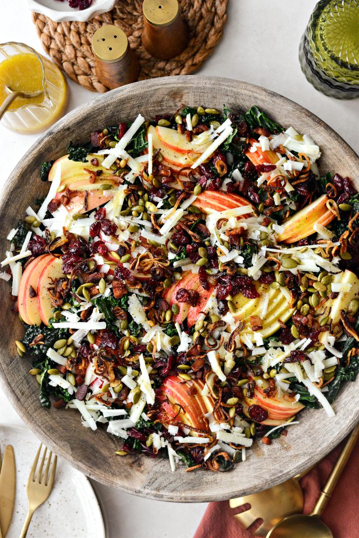 Honeycrisp Manchego Salad with Pancetta