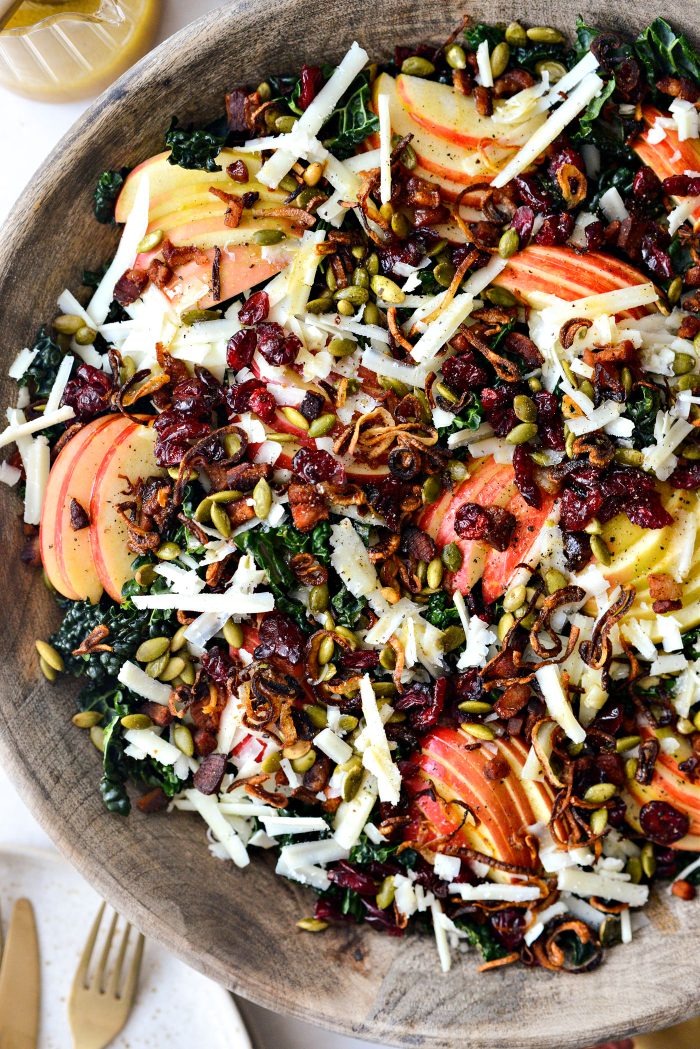 Honeycrisp Manchego Salad with Pancetta