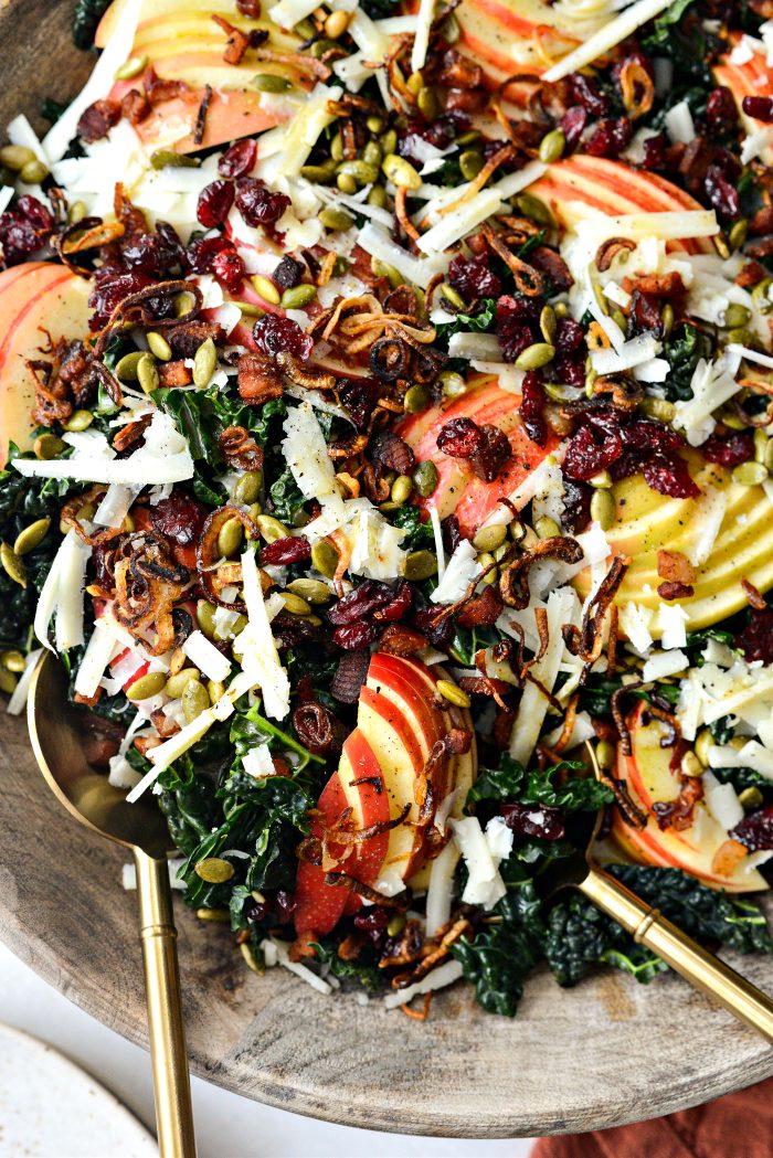 Honeycrisp Manchego Salad with Pancetta