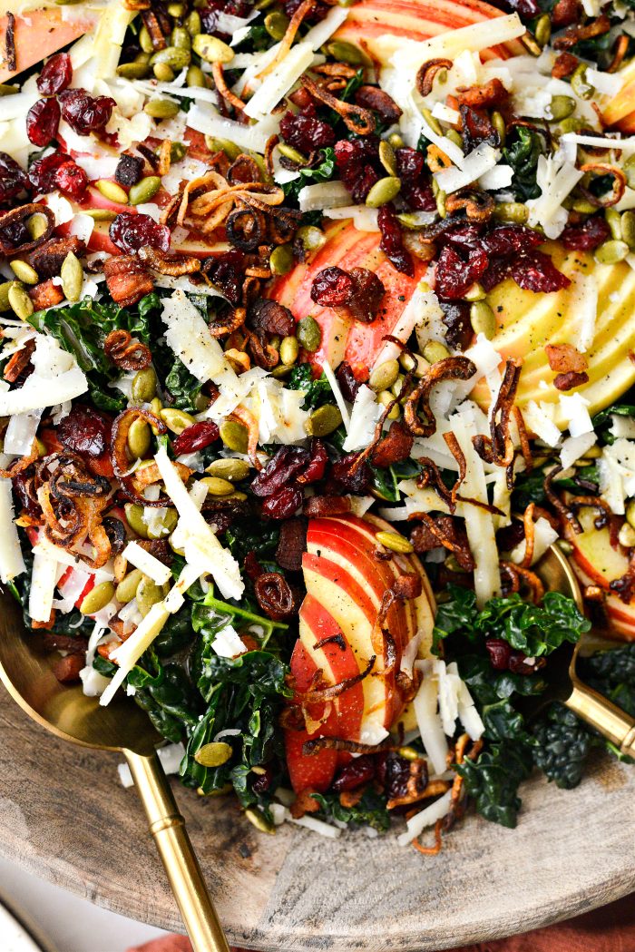 Honeycrisp Manchego Salad with Pancetta