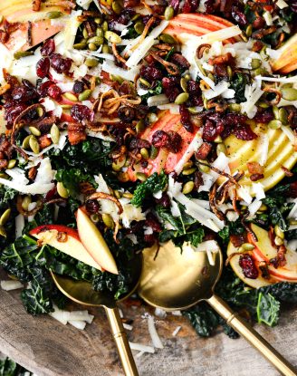 Honeycrisp Manchego Salad with Pancetta