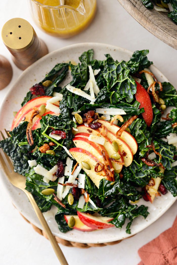 Honeycrisp Manchego Salad with Pancetta