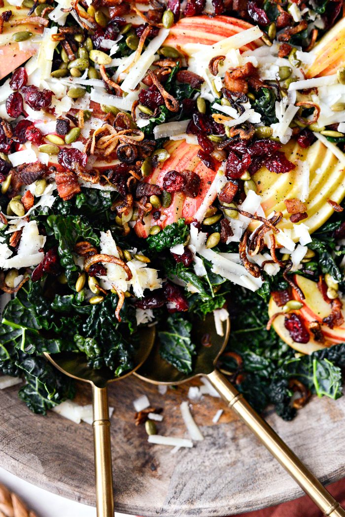 Honeycrisp Manchego Salad with Pancetta