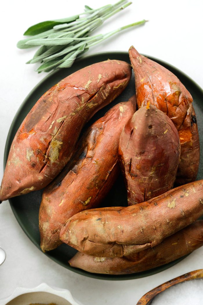 roasted sweet potatoes