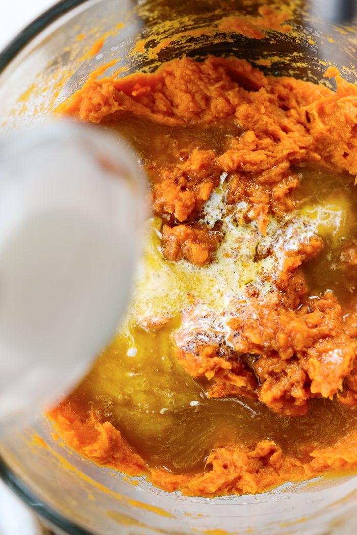 pour in half and half