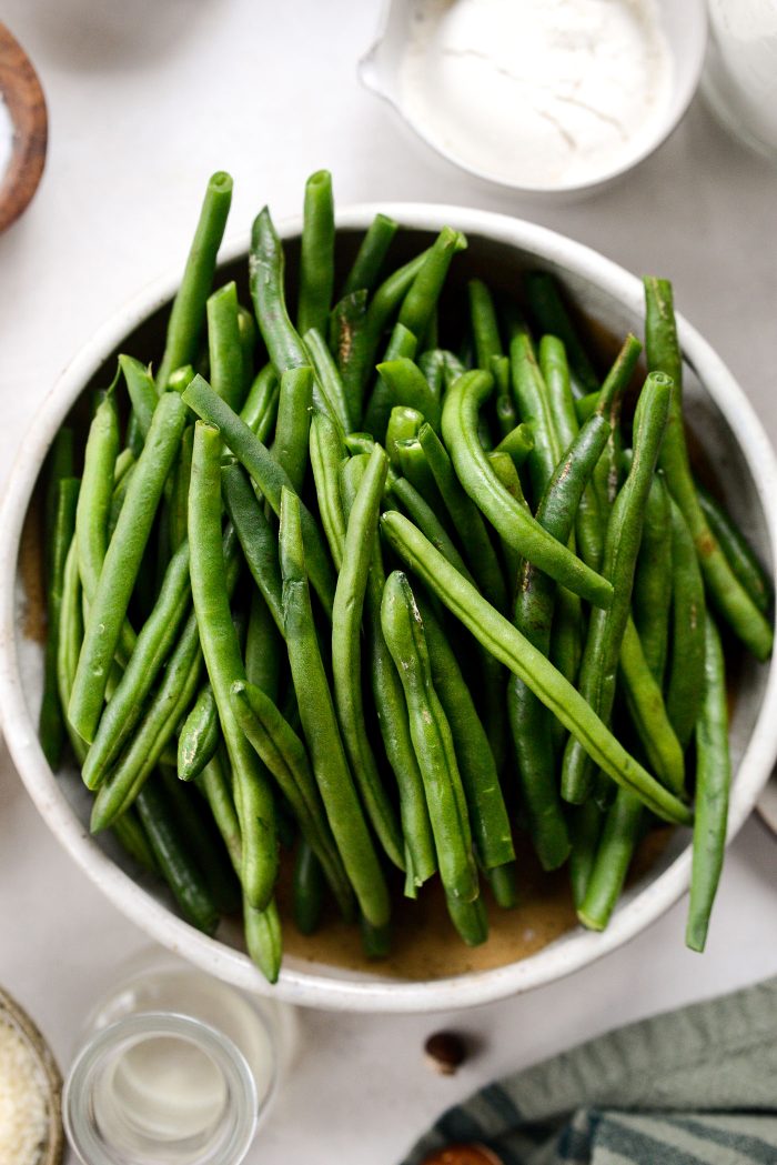 bowl of green beans