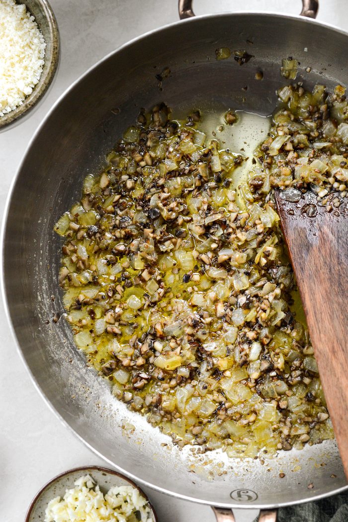 sauteed onions and mushrooms