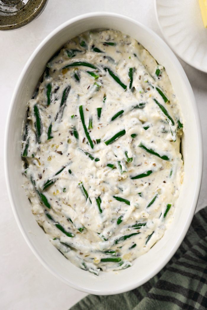 transfer to the casserole dish, cover with foil and bake