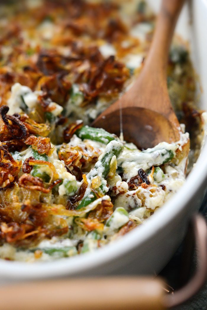 Green Bean Casserole with Fried Shallots