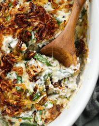 Green Bean Casserole with Fried Shallots