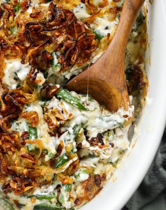 Green Bean Casserole with Fried Shallots