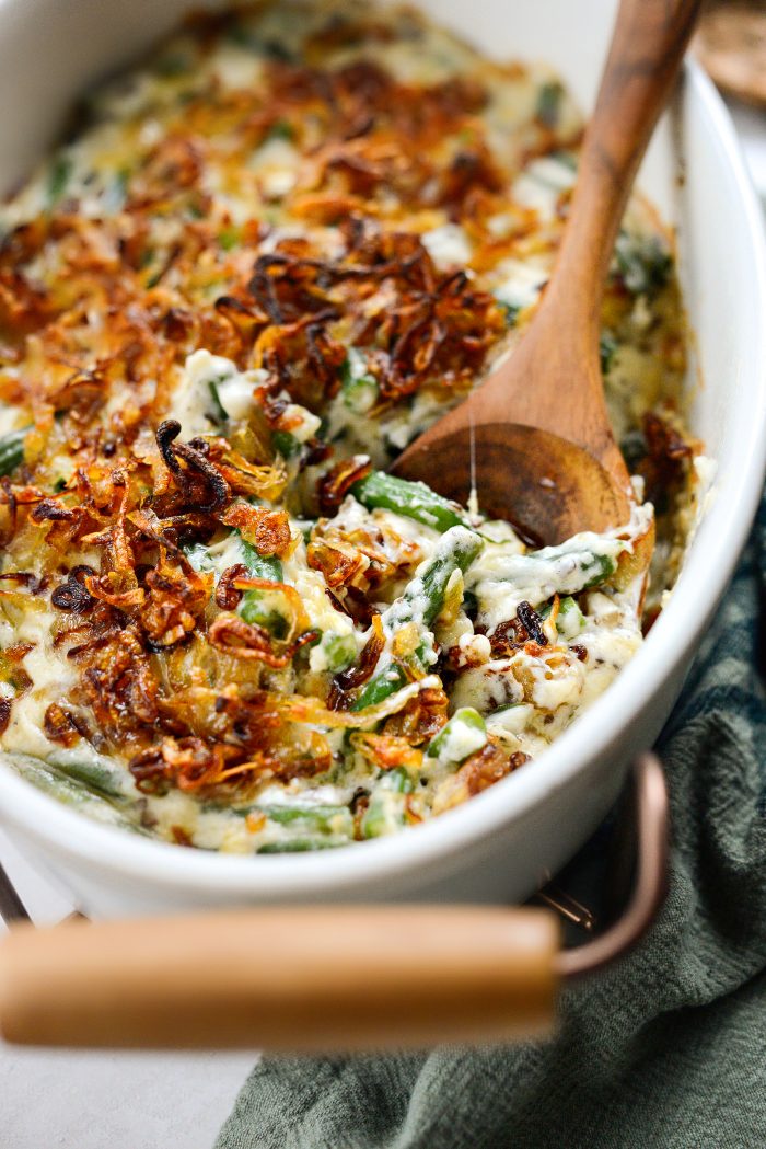 Green Bean Casserole with Fried Shallots