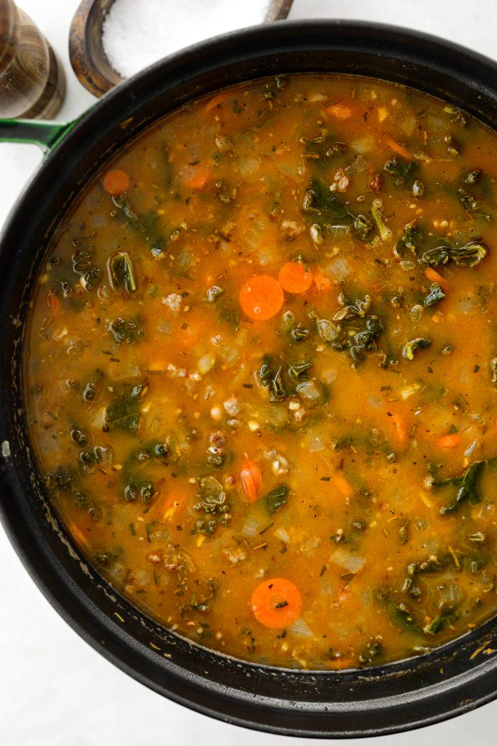 Italian Sausage White Bean Soup with Kale