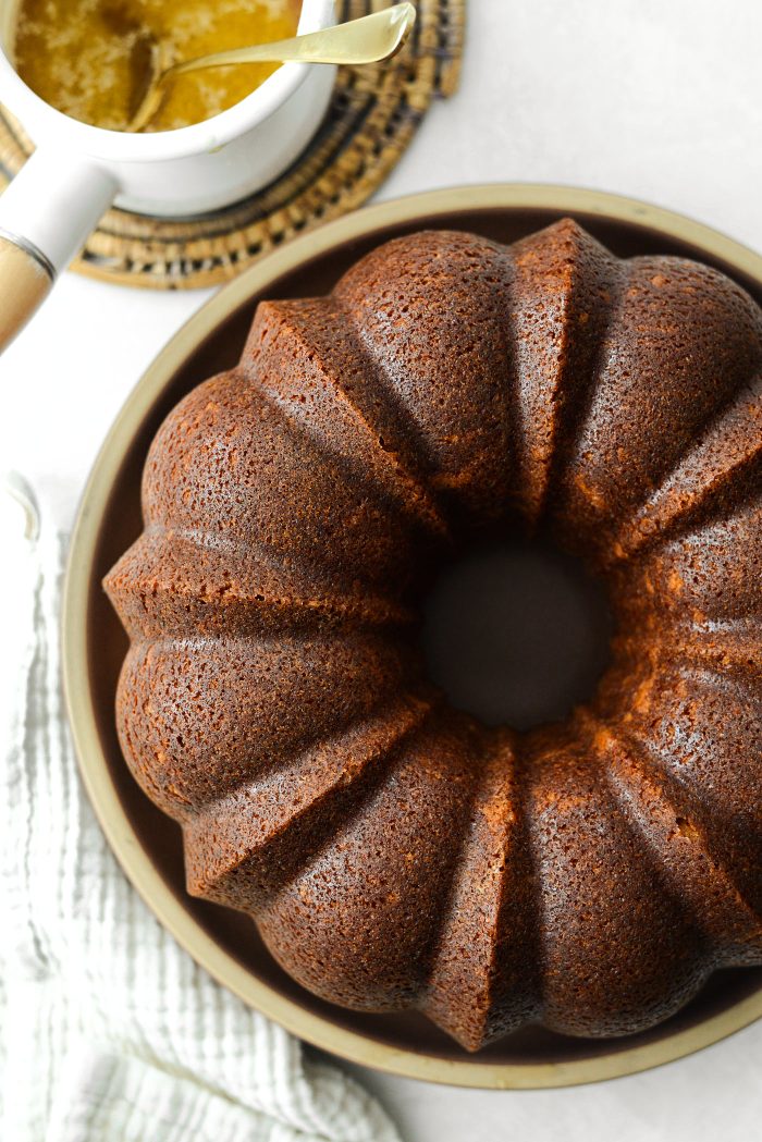 invert on cake plate