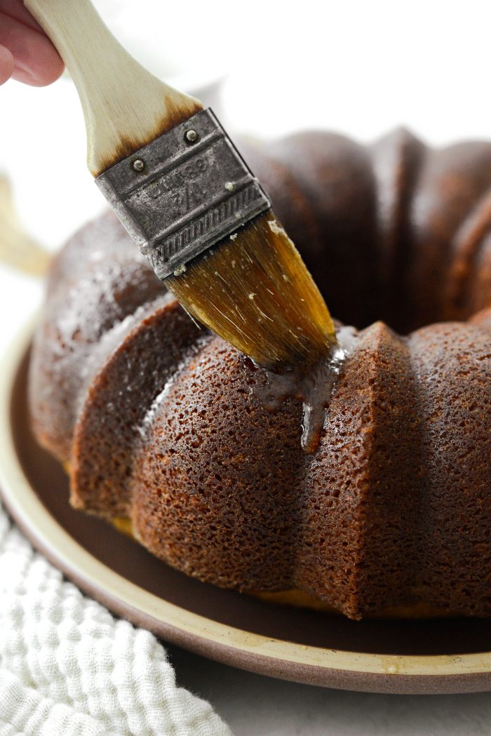 Apply glaze with a brush