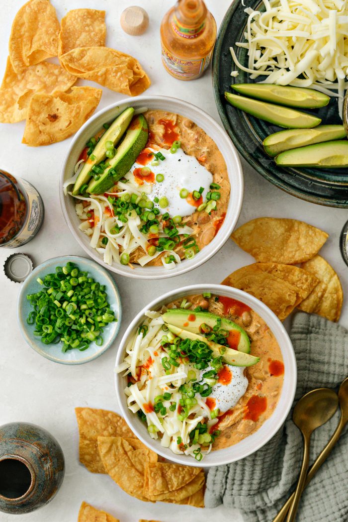 Slow Cooker White Chicken Chili