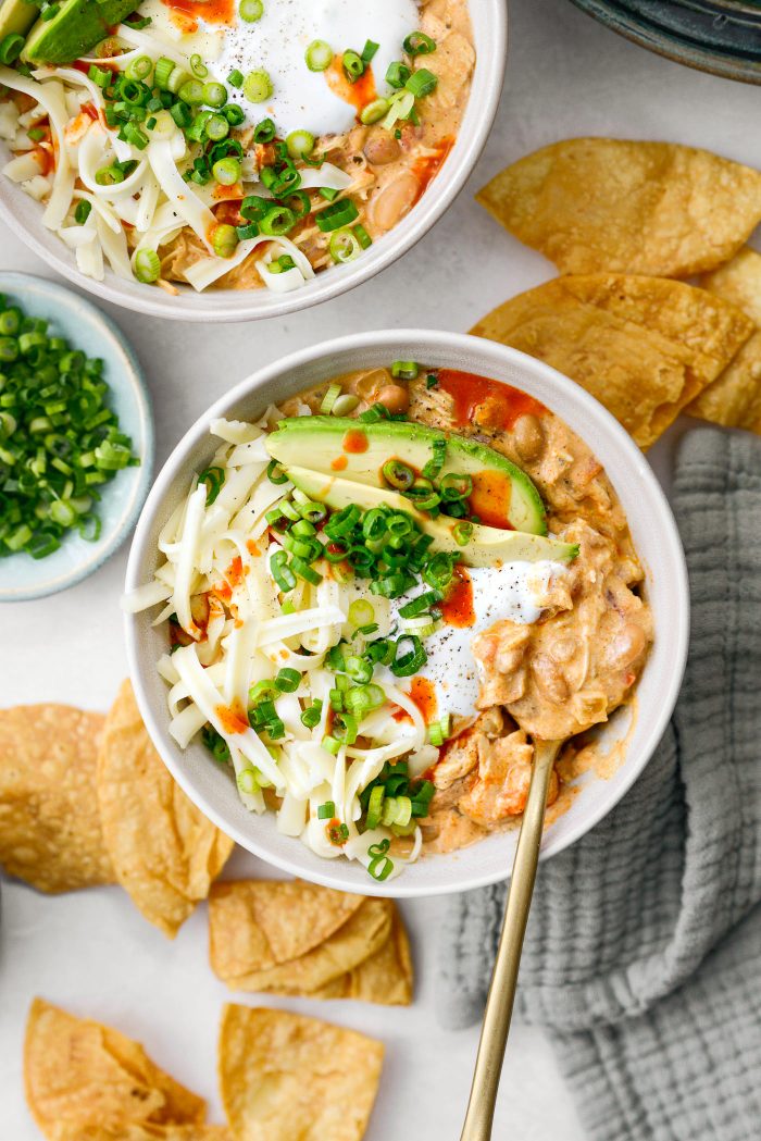 Slow Cooker White Chicken Chili