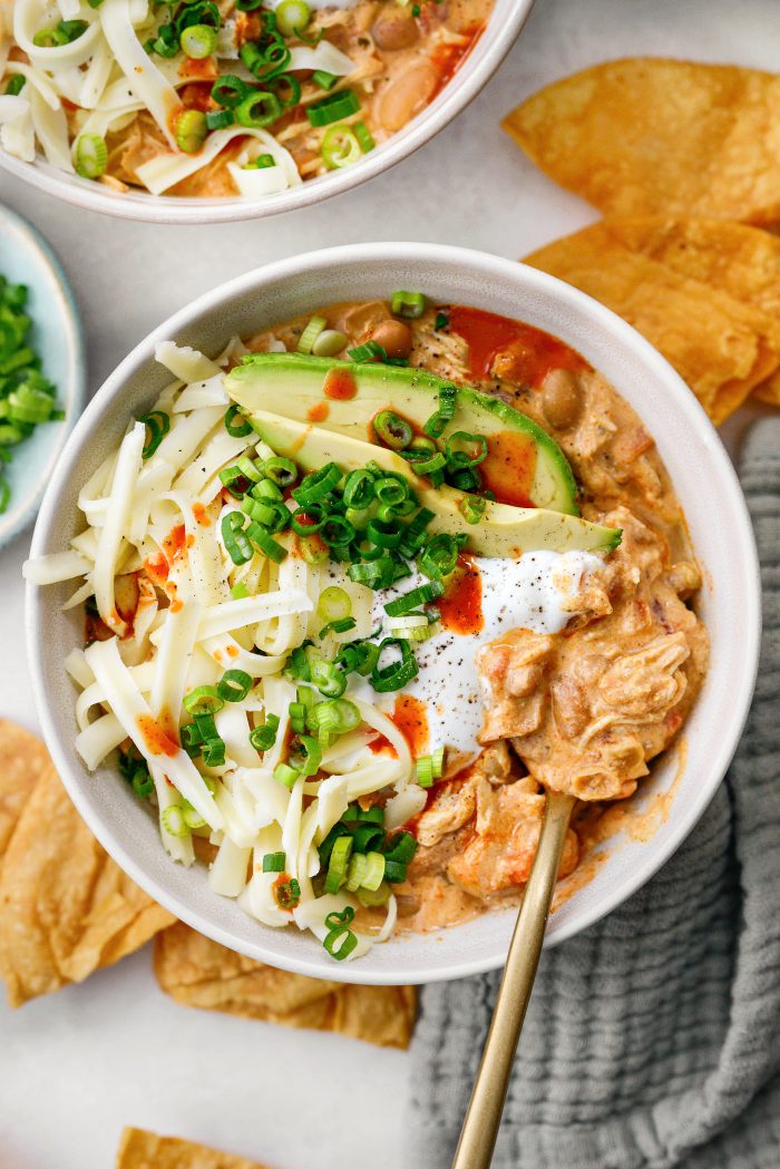 Slow Cooker White Chicken Chili