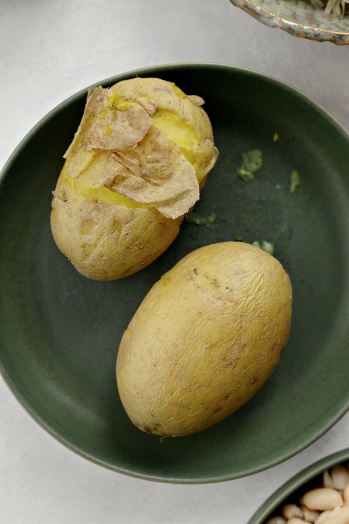 boiled potatoes