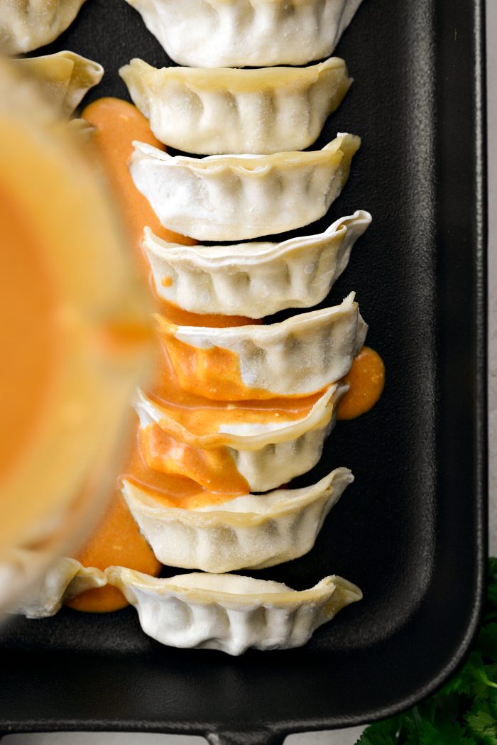 pour coconut mixture over top