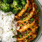 One Pan Baked Dumplings