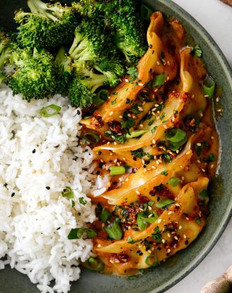 One Pan Baked Dumplings