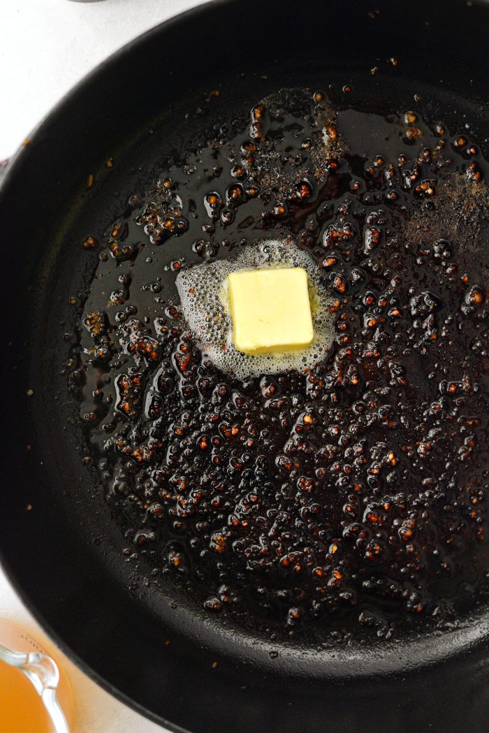 add butter to pan