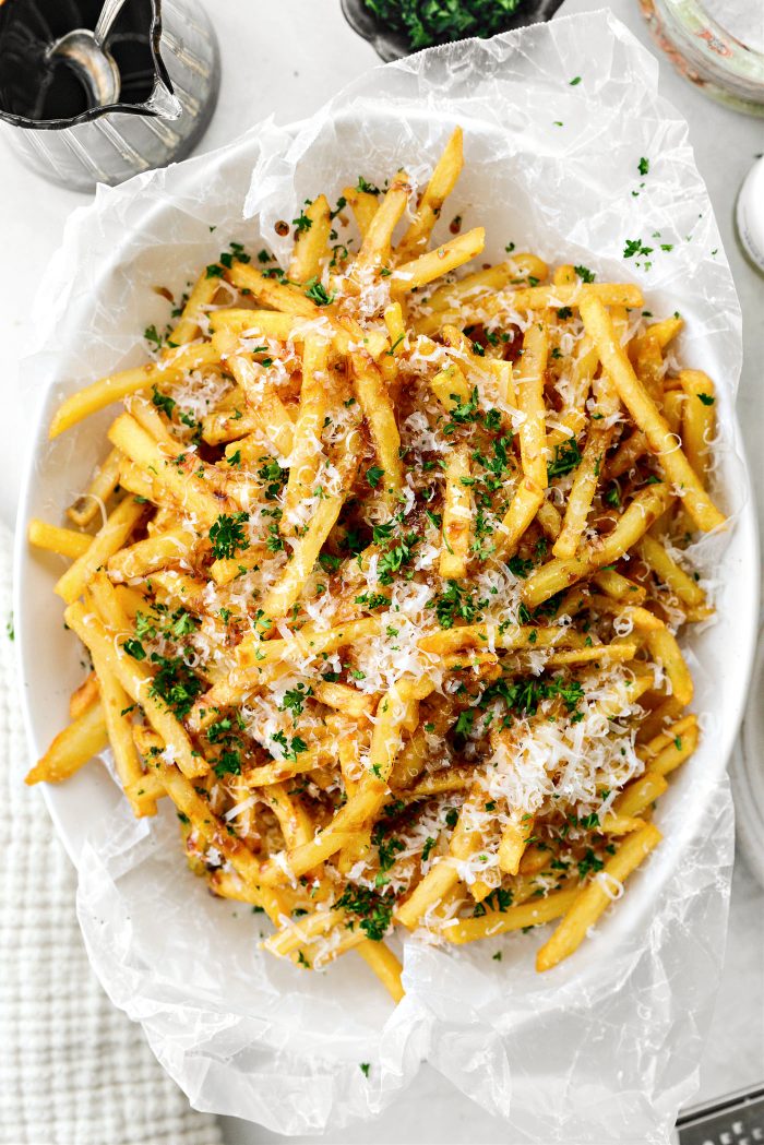 top with chopped parsley