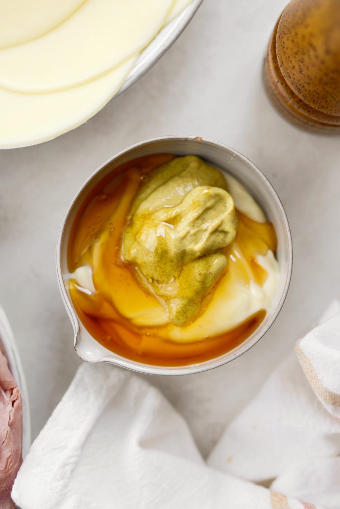 mayo, mustard and honey