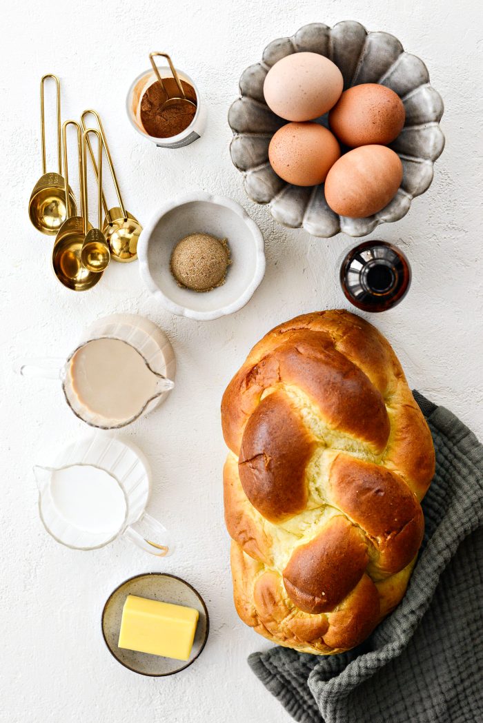 Ingredients for Baileys Irish Cream French Toast