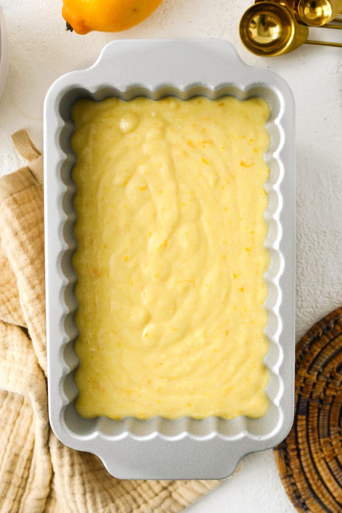 pour into prepared pan