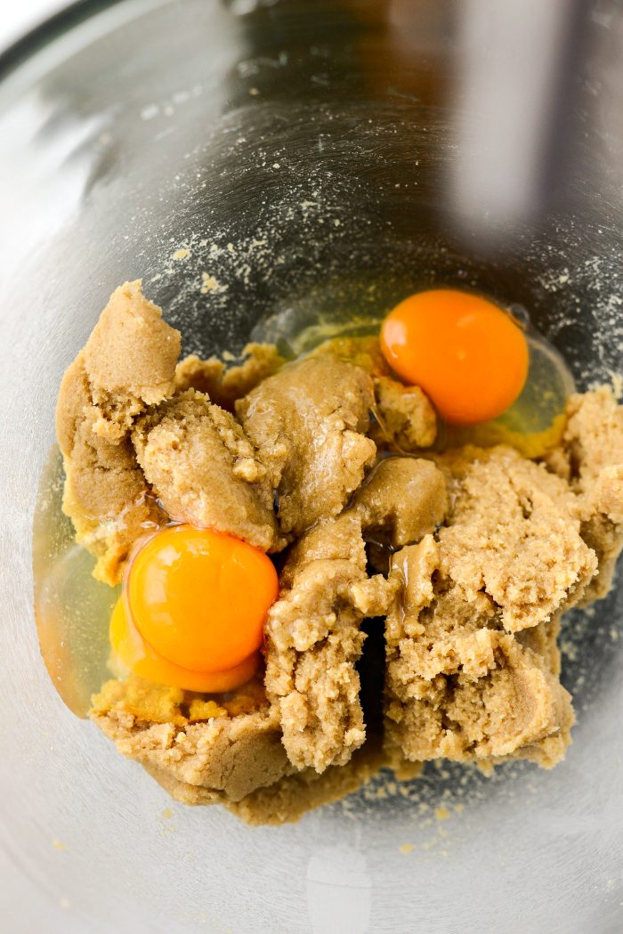 add eggs and egg yolk