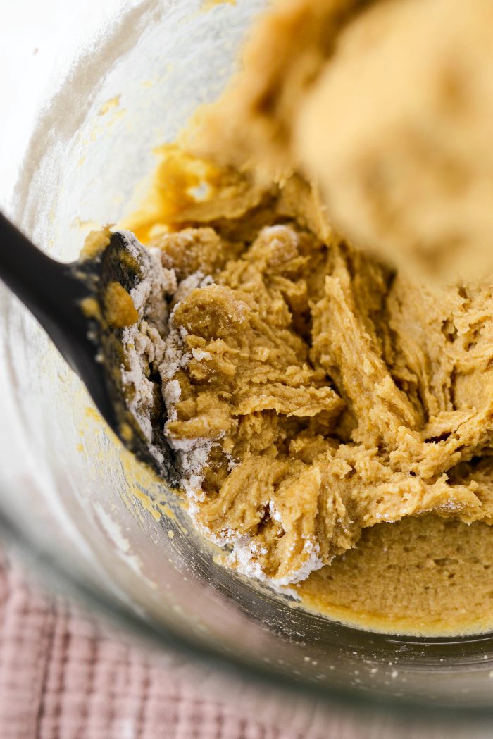 scrape down bowl as you go