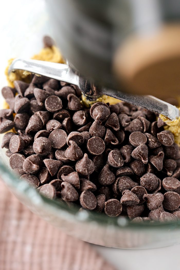 add in chocolate chips