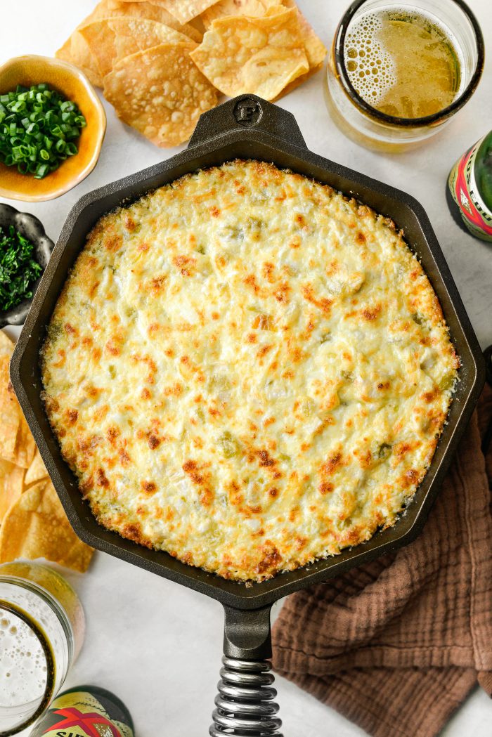 cheesy chicken dip just baked