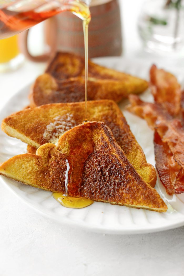 drizzle with maple syrup