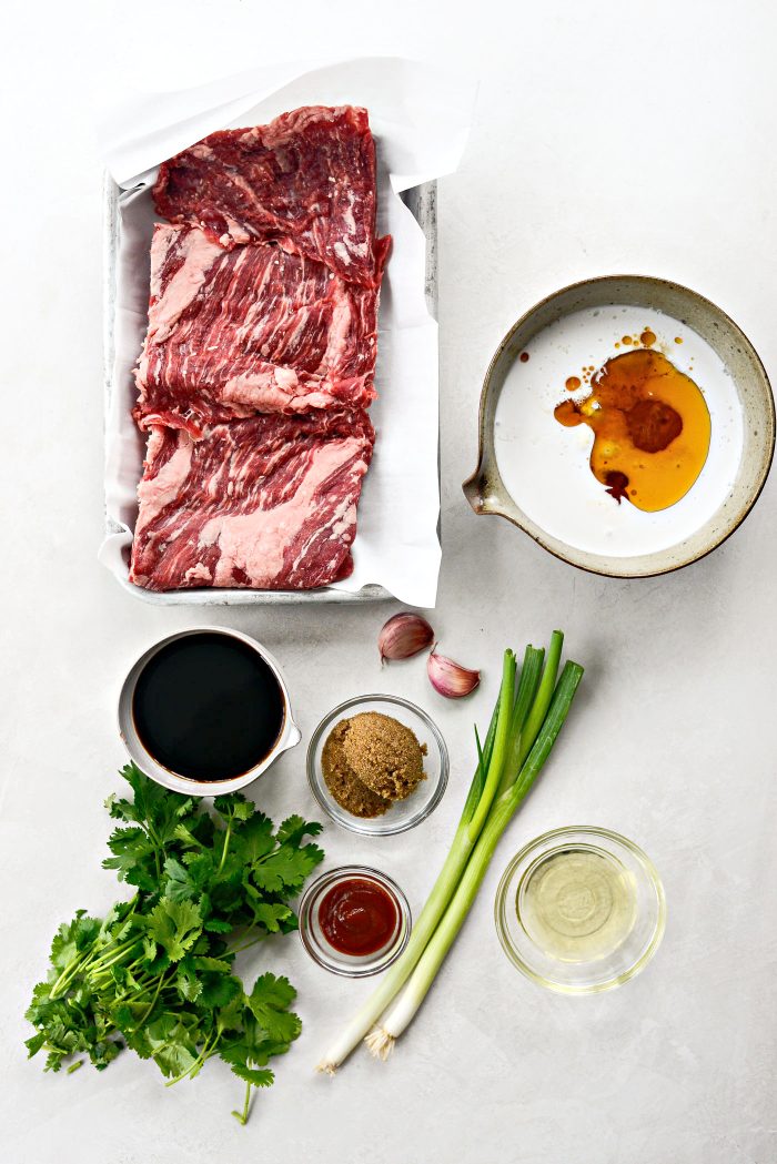 Beef Satay with Peanut Sauce ingredients