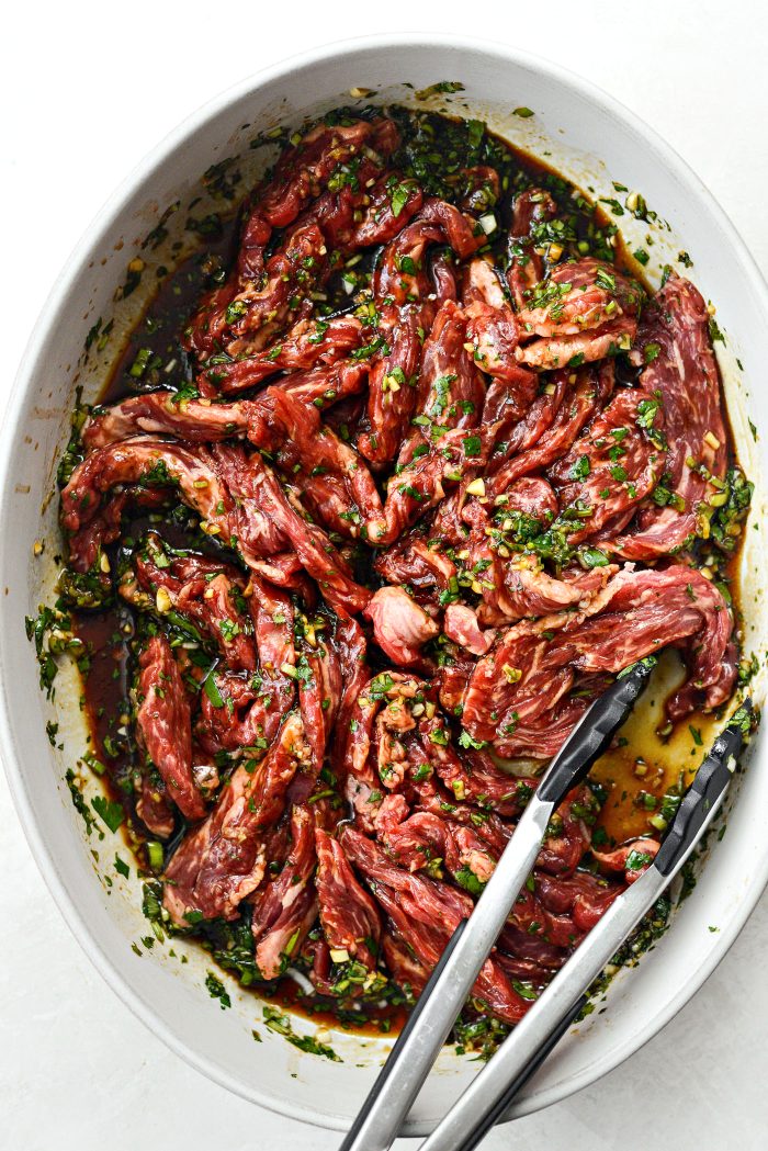 toss to coat and marinate