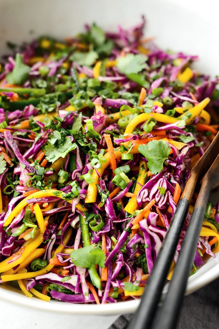 Mango Poblano Slaw