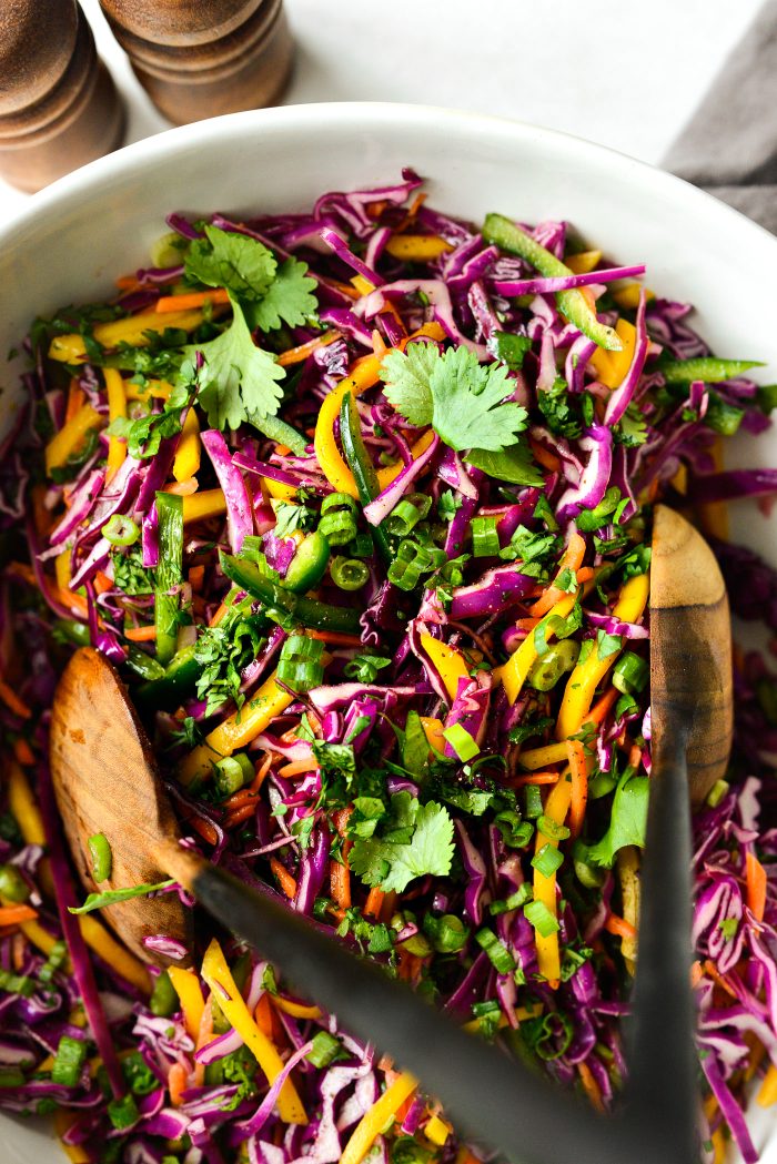 Mango Poblano Slaw
