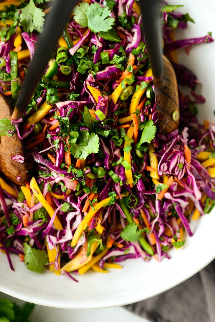 Mango Poblano Slaw